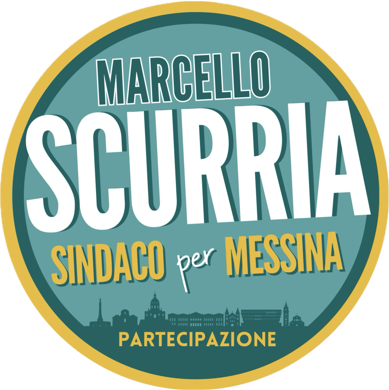 Mracello Scurria Sindaco di Messina - Logo
